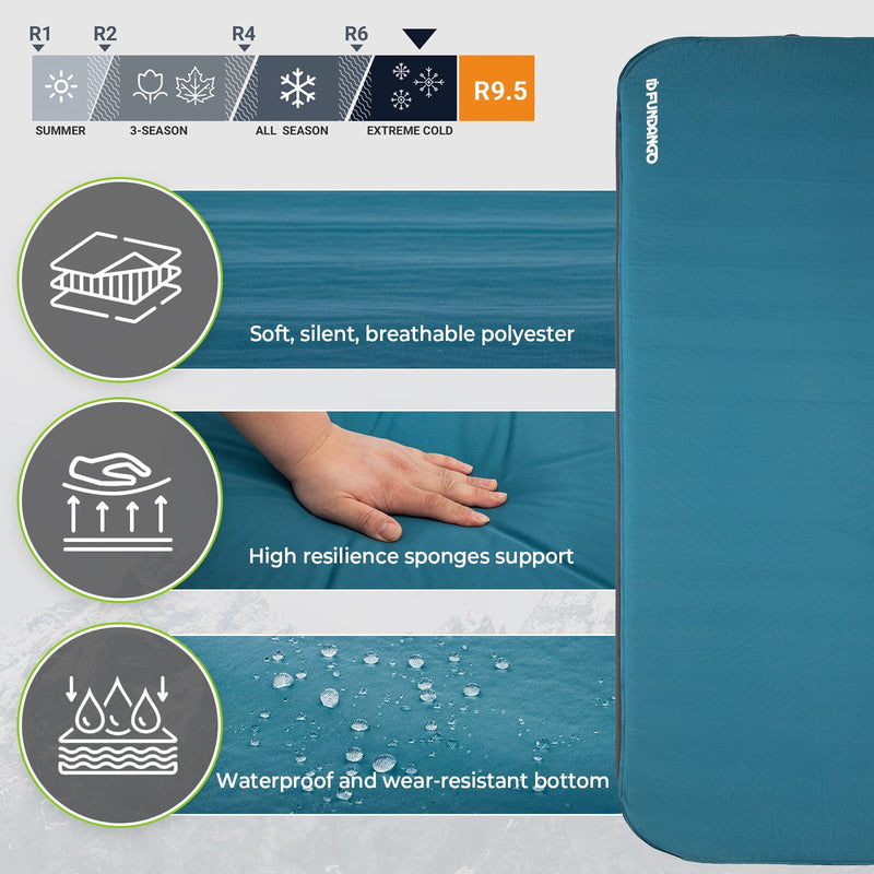 Load image into Gallery viewer, FUNDANGO Self Inflating Sleeping Pad Mattress
