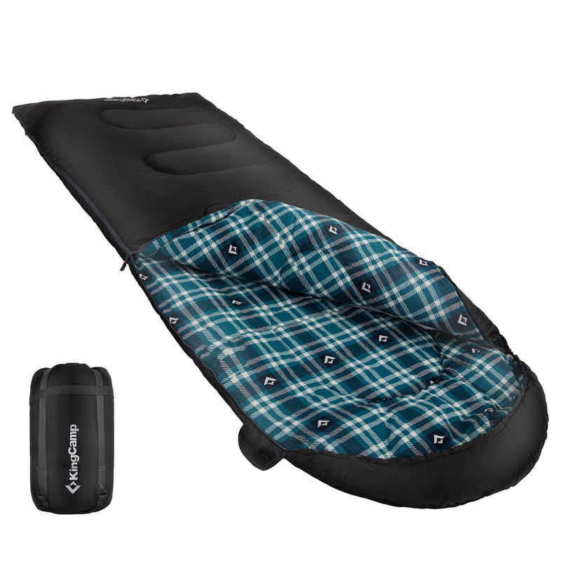 Load image into Gallery viewer, KingCamp CLOUDY 400 Sleeping Bag-Envelope With Hood
