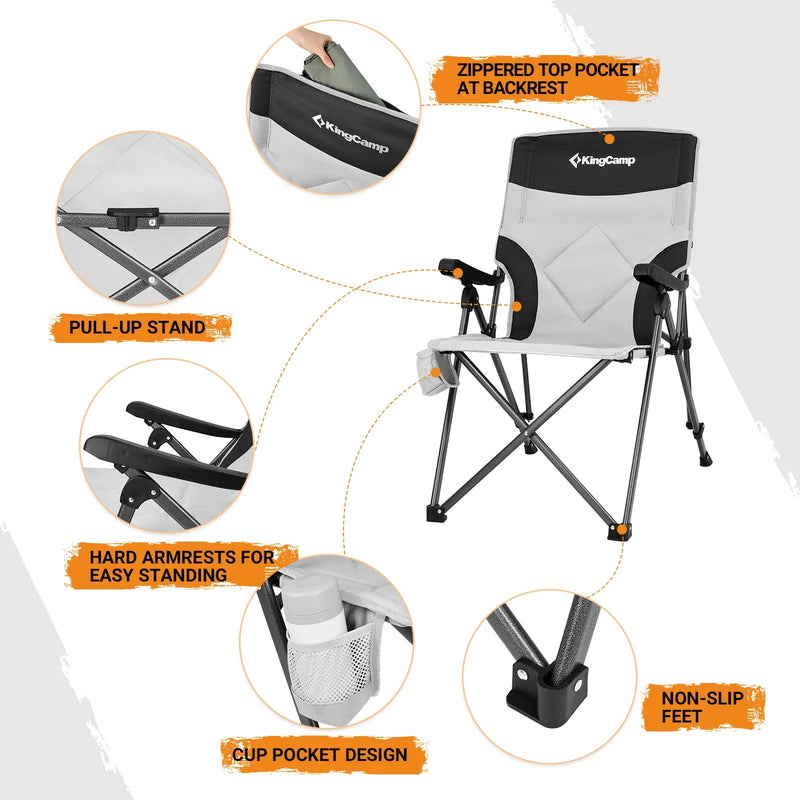 Load image into Gallery viewer, KingCamp DAPHNE C30 Portable Arm Chair
