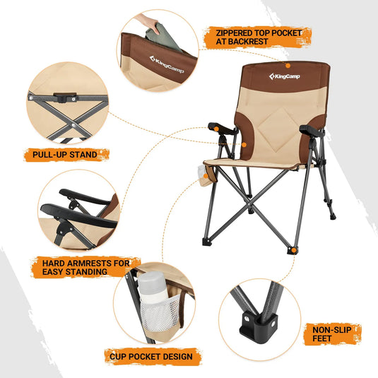 KingCamp DAPHNE C30 Portable Arm Chair