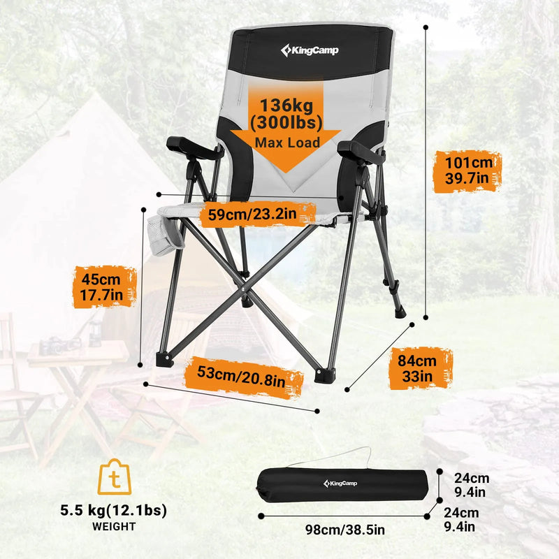 Load image into Gallery viewer, KingCamp DAPHNE C30 Portable Arm Chair
