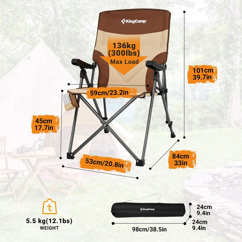 Load image into Gallery viewer, KingCamp DAPHNE C30 Portable Arm Chair
