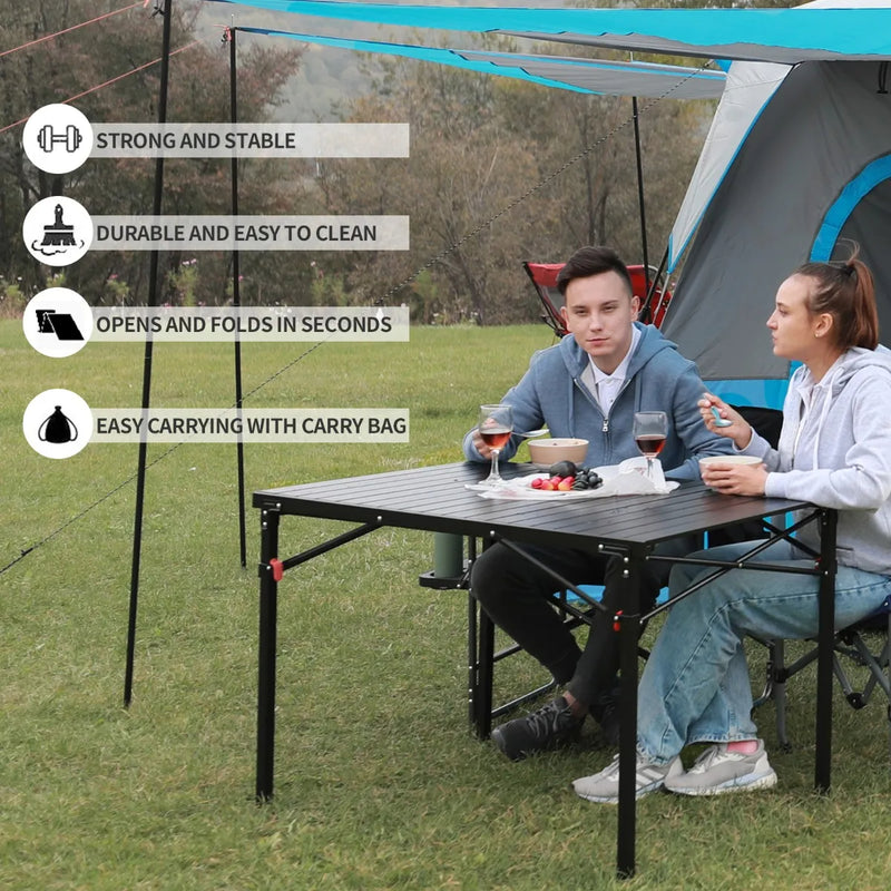 Load image into Gallery viewer, KingCamp Folding Outdoor Table Lightweight Aluminum Alloy Table
