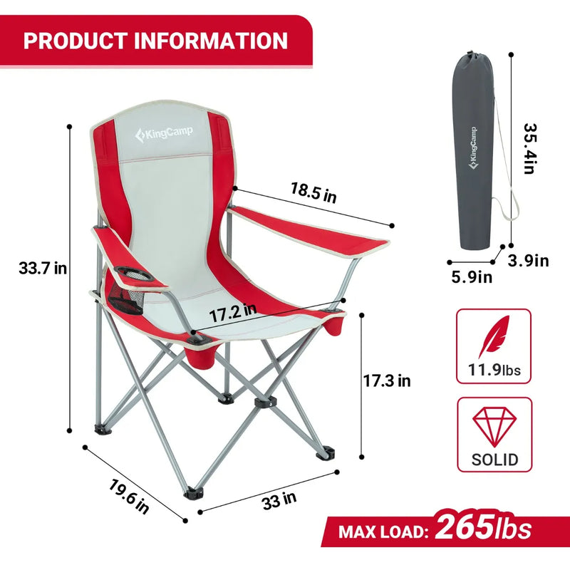 Load image into Gallery viewer, KingCamp Steel Armchair M
