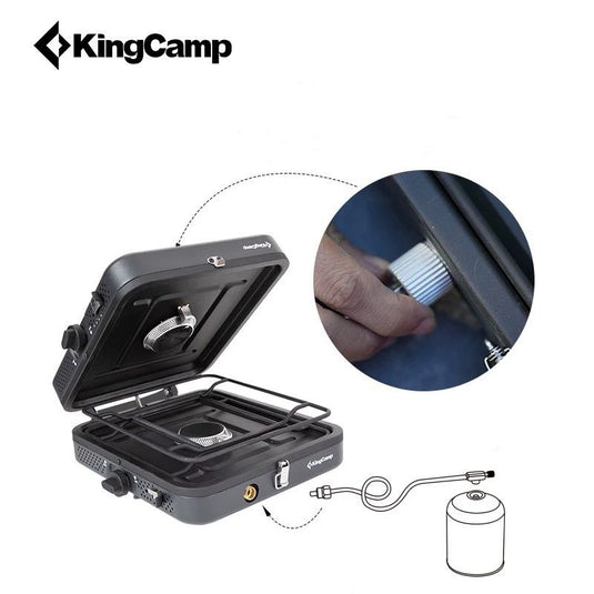 KingCamp Portable 2-Burner Camping Stove