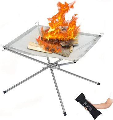 KingCamp Fire Stand Stainless Steel Bonfire Rack