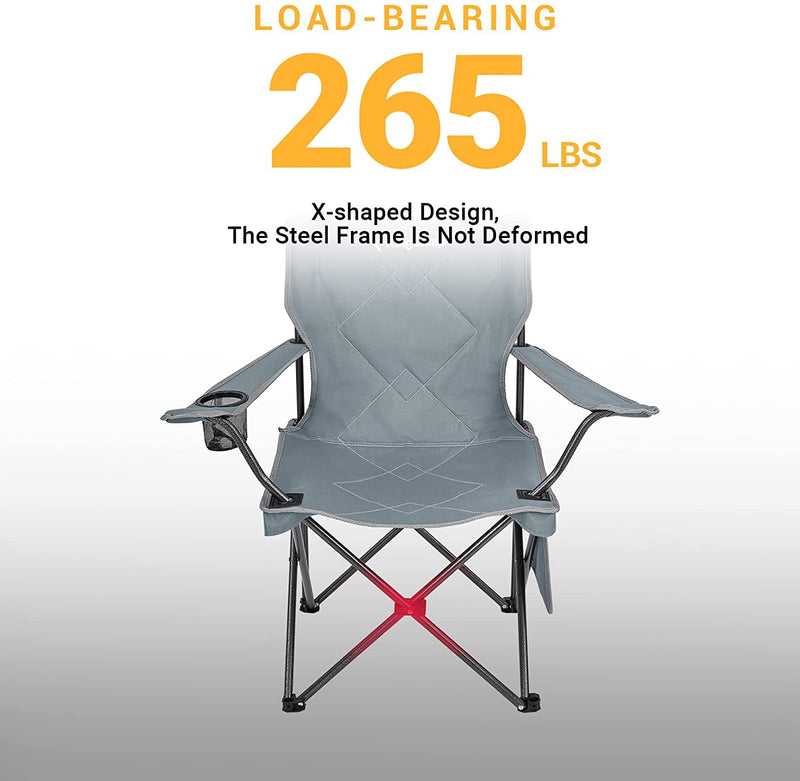 Load image into Gallery viewer, KingCamp LOTUS B10 2 Pack Folding Camping Chairs
