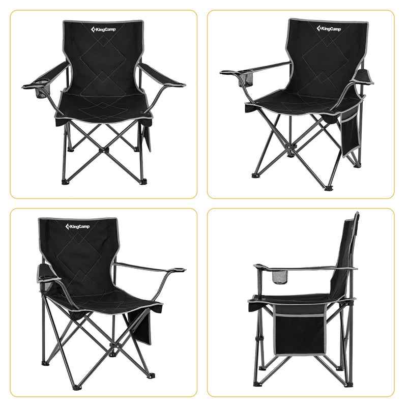 Load image into Gallery viewer, KingCamp LOTUS B10 2 Pack Folding Camping Chairs
