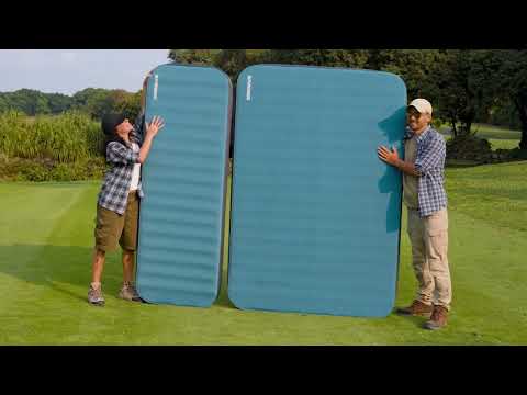 Load and play video in Gallery viewer, FUNDANGO Self Inflating Sleeping Pad Memory Foam Camping Mattress
